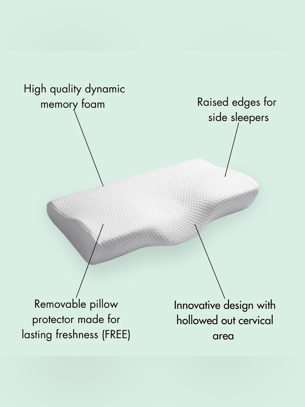 Artuvate FisioSleep - Cervical Pillow